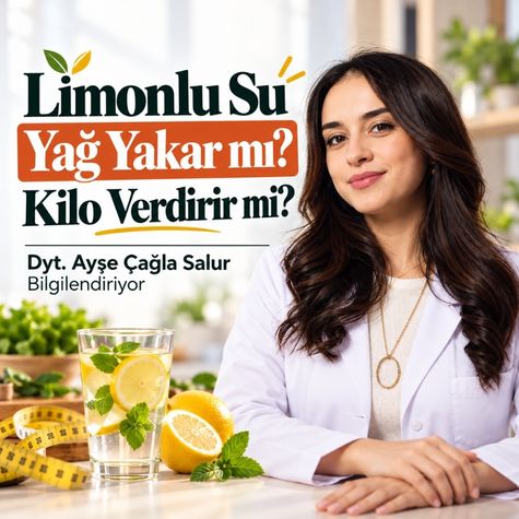 Limonlu Su Yağ Yakar mı? Limonlu Su Kilo Verdirir mi, Aç Karnına İçmek Zayıflatır mı?